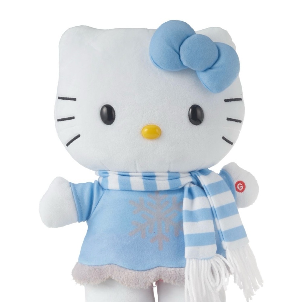 Hello Kitty Winter Christmas Animated Plush NWT Side Stepper Exclusive